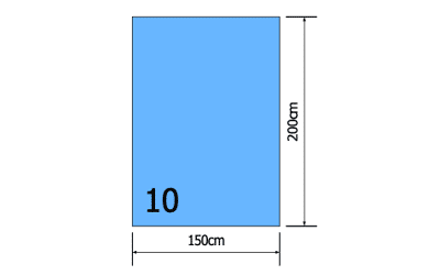 Euroguard 2-laags afdeklaken niet zelfklevend 150x200cm per 40st.
