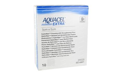 Aquacel extra hydrofiber verband 5x5cm per 10st