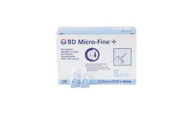 BD Micro-Fine pennaald 31G 0,25x8mm per 100st.