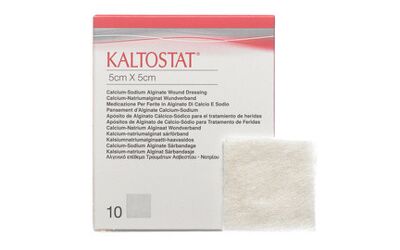 Kaltostat alginaat wondverband 5x5cm per 10st.