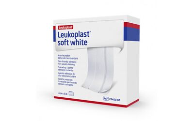 Covermed - Leukoplast soft witte pleister op rol 5mx4cm per stuk