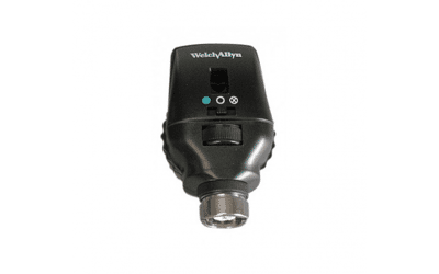 Welch Allyn ophthalmoscoop coaxial met blauwfilter 28 lenzen 3,5V